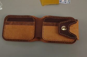 besplatnaja vykrojka polukruglyj koshelek bifold s klapanom ot shooka leather b704683.jpg